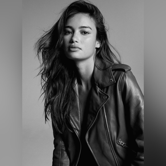 New Rare Wilfred Free The iconic Lennon Brown Biker Leather Fall Jacket Sz S - Picture 7 of 17